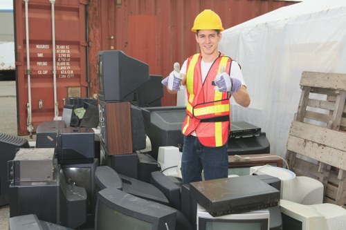 Professionals performing loft clearance in Temple