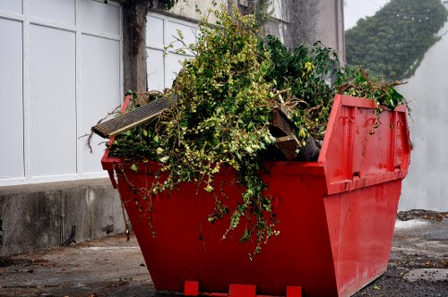 Recycling items during house clearance in Temple